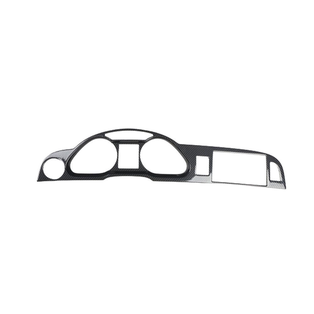 for Audi A6 2008-11 ABS Carbon Fiber Inner Instrument Board Frame Trim Cover 1P