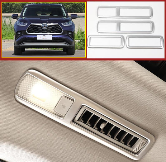 for Toyota Highlander 2020-22 Car Roof Rear Air Condition Vent Outlet Cover Trim