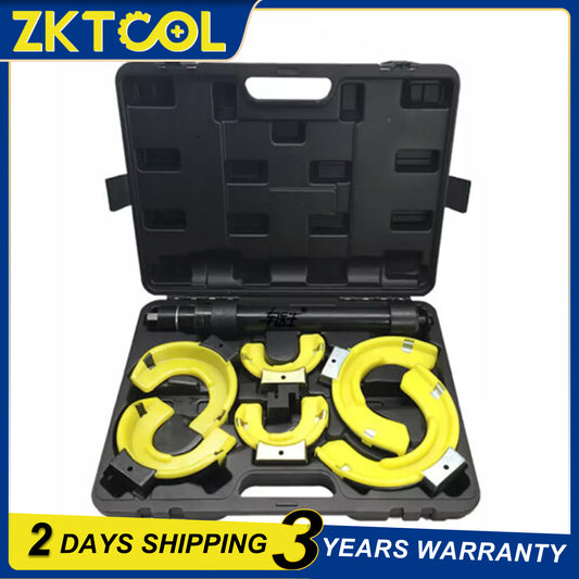 Fits Interchangeable Fork Strut Coil Spring Compressor Extractor Tool Set