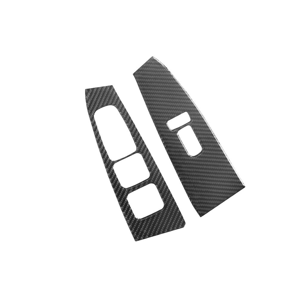 Carbon Fiber Front Door Control W/O Folding Trim Cover for KIA Sedona 2015-2016