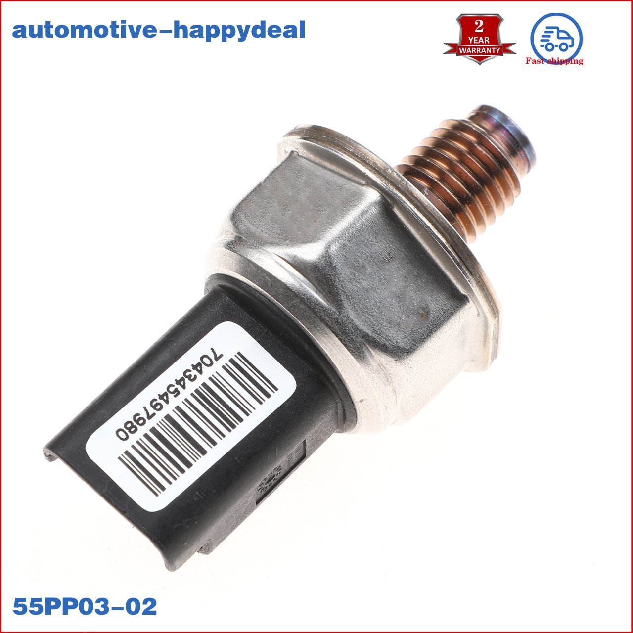 FUEL RAIL PRESSURE SENSOR for FORD TRANSIT FOCUS MONDEO CONNECT TDCi 5PP03-02