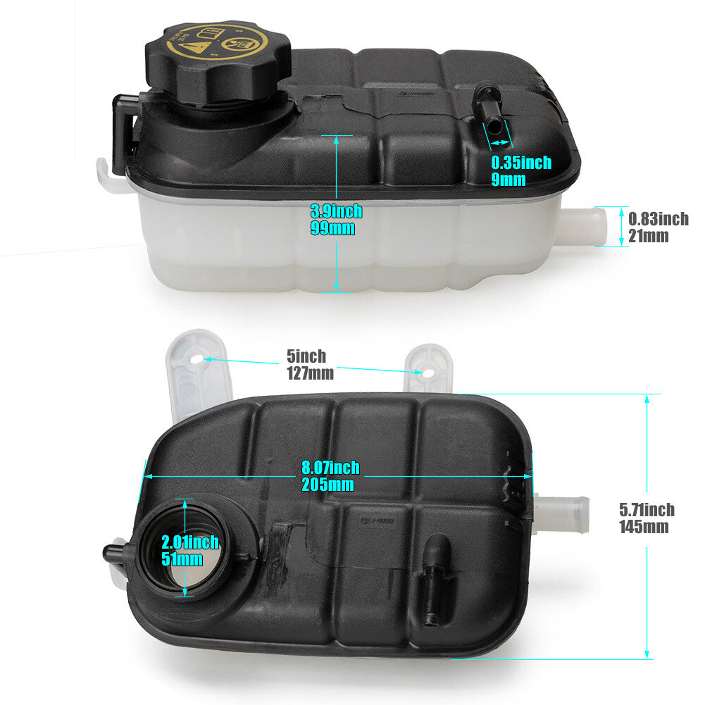 95201979 Engine Coolant Reservoir-Recovery Tank Front for Chevrolet Trax 12 -20