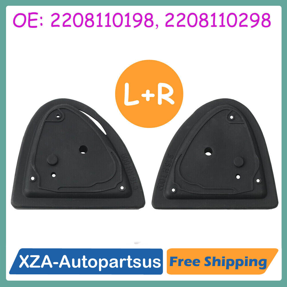 Left + Right Door Mirror Base Seal Set for Mercedes B044 W220 S350 S430 S500