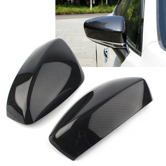 2x Car Rearview Mirror Cover Trim Fit for Mazda 6 Atenza 2018-2024 2019 2020 2021 22