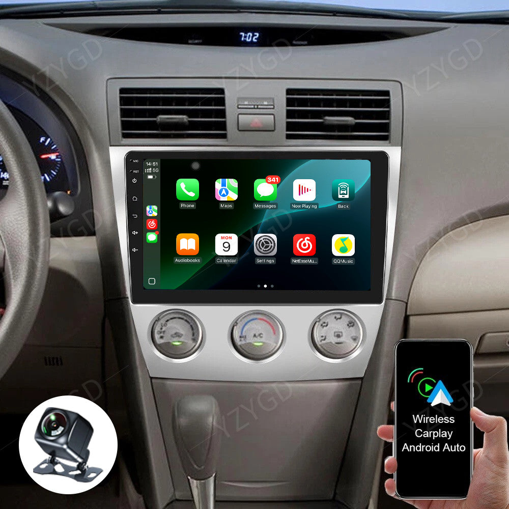 for Toyota for Camry 2006-2011 Stereo Apple Carplay Car Radio GPS Navi 2+32GB Screen