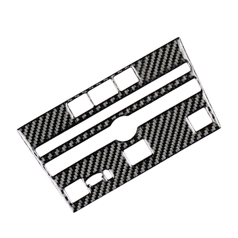 Interior CD Panel Frame Trim Cover Carbon Fiber for Infiniti Q50 Q60 2014-19 New