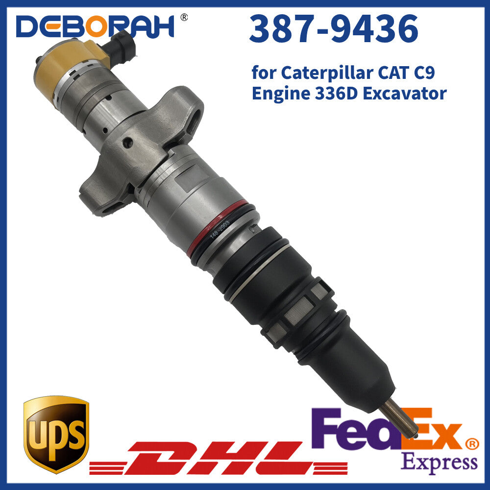 New Fuel Injector 387-9436 3879436 for Caterpillar CAT C9 Engine 336D Excavator