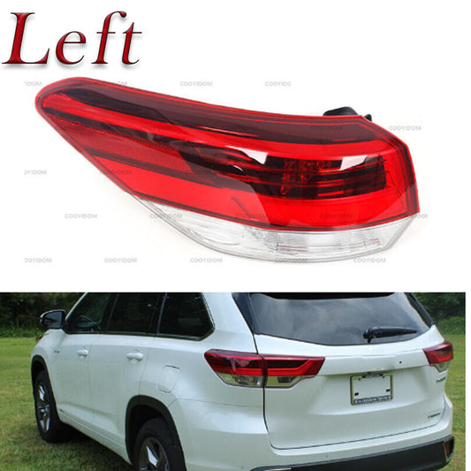Applicable to for Toyota Highlander 2017 - 2019 LH rear taillights (drive side)