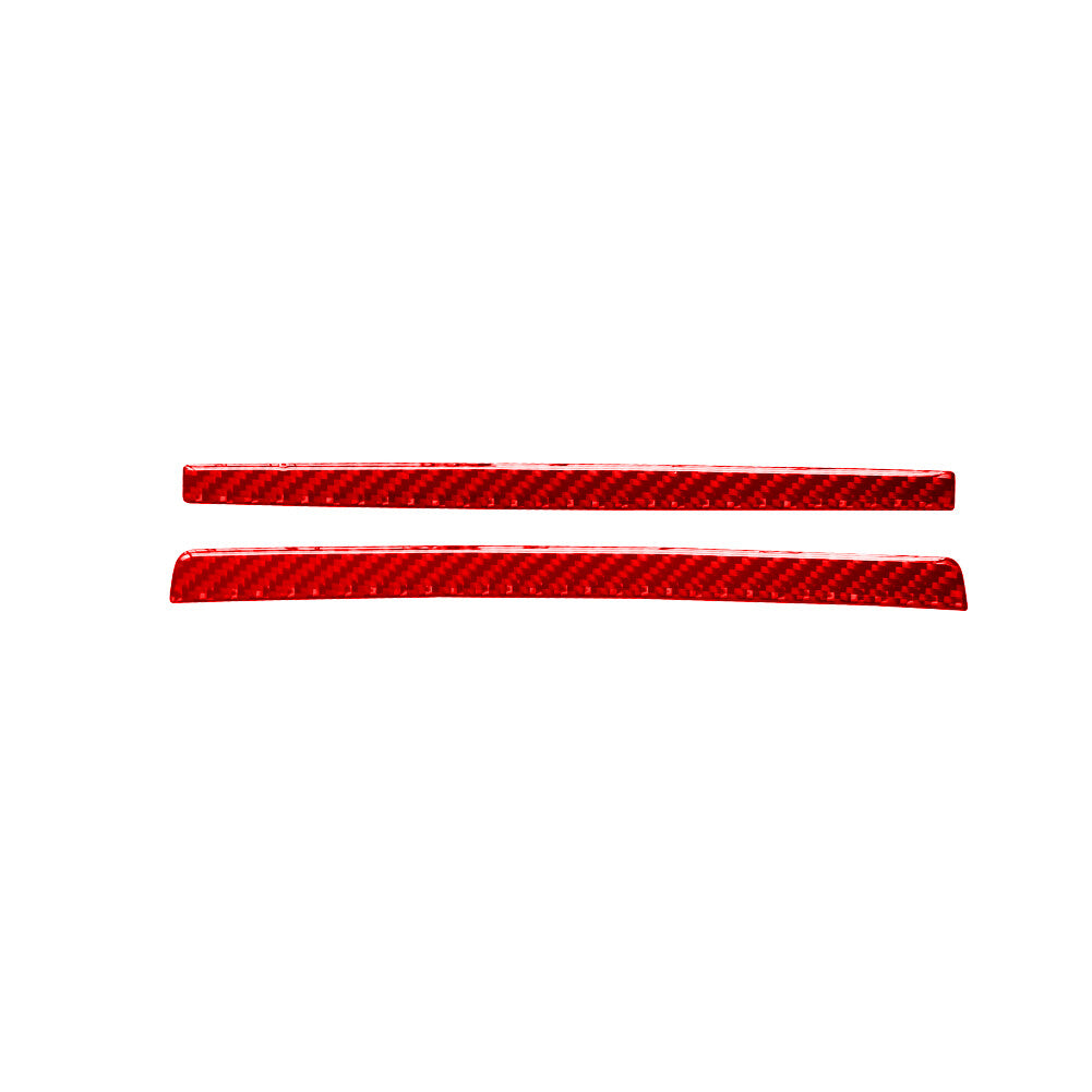 3X Red Carbon Fiber Above Center Console Cover Trim for Jeep for Wrangler 2007-2010