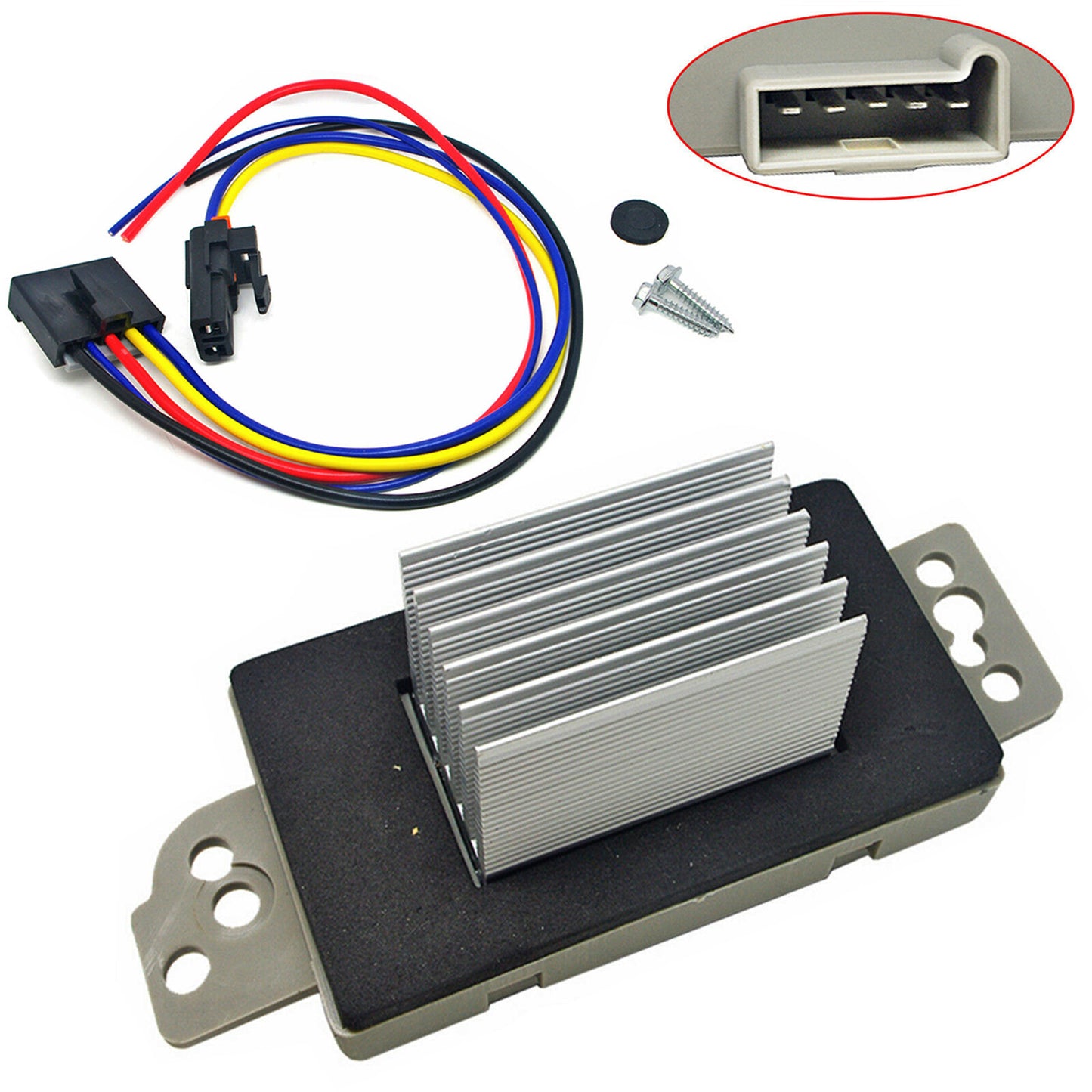 Engine Cooling Radiator Fan Resistor Kit for Chevrolet Silverado Tahoe 1581773