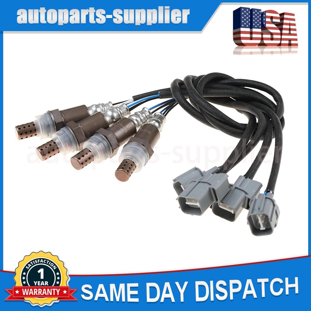 4 downstream oxygen (O2) sensors, model 234-4726, for Acura TL, RL, and for Honda Odyssey Accord.