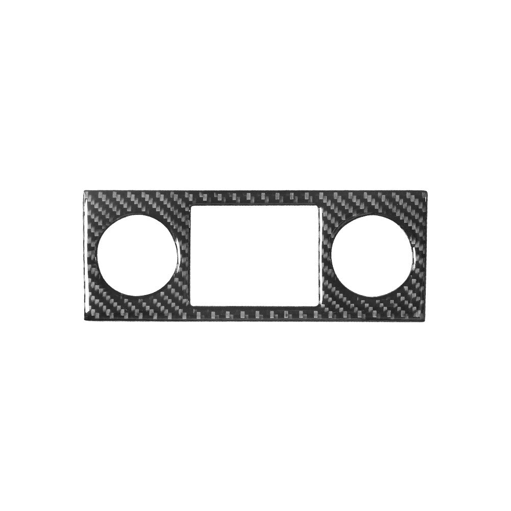 Carbon Fiber Digital Climate Cover Trim For Silverado/tahoe/ for sierra 2007-2014