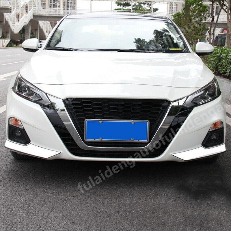 Steel Front Bumper Protection Strip Moulding Cover Trim for Nissan Altima 19-21