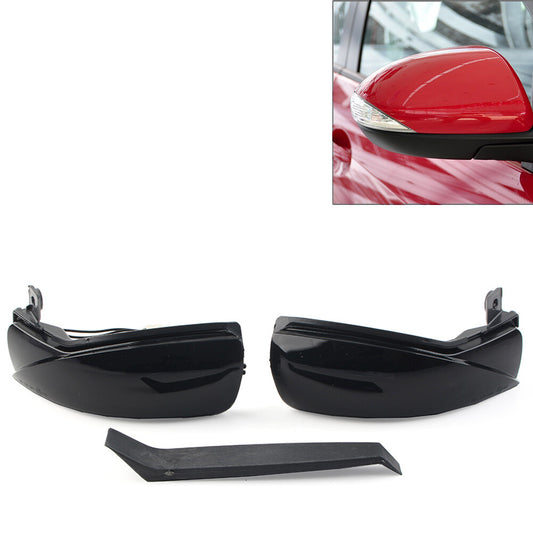 for Mazda 3 BL 08-14 6 GH 07-15 Black 2x Side Mirror Lamp Turn Signal Light