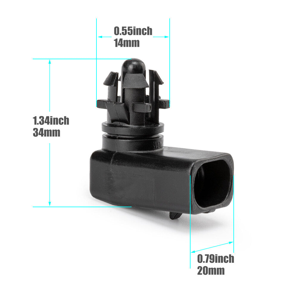 2X for Buick Allure for Cadillac ATS for Chevy Avalanche Air Temperature Sensor 25775833
