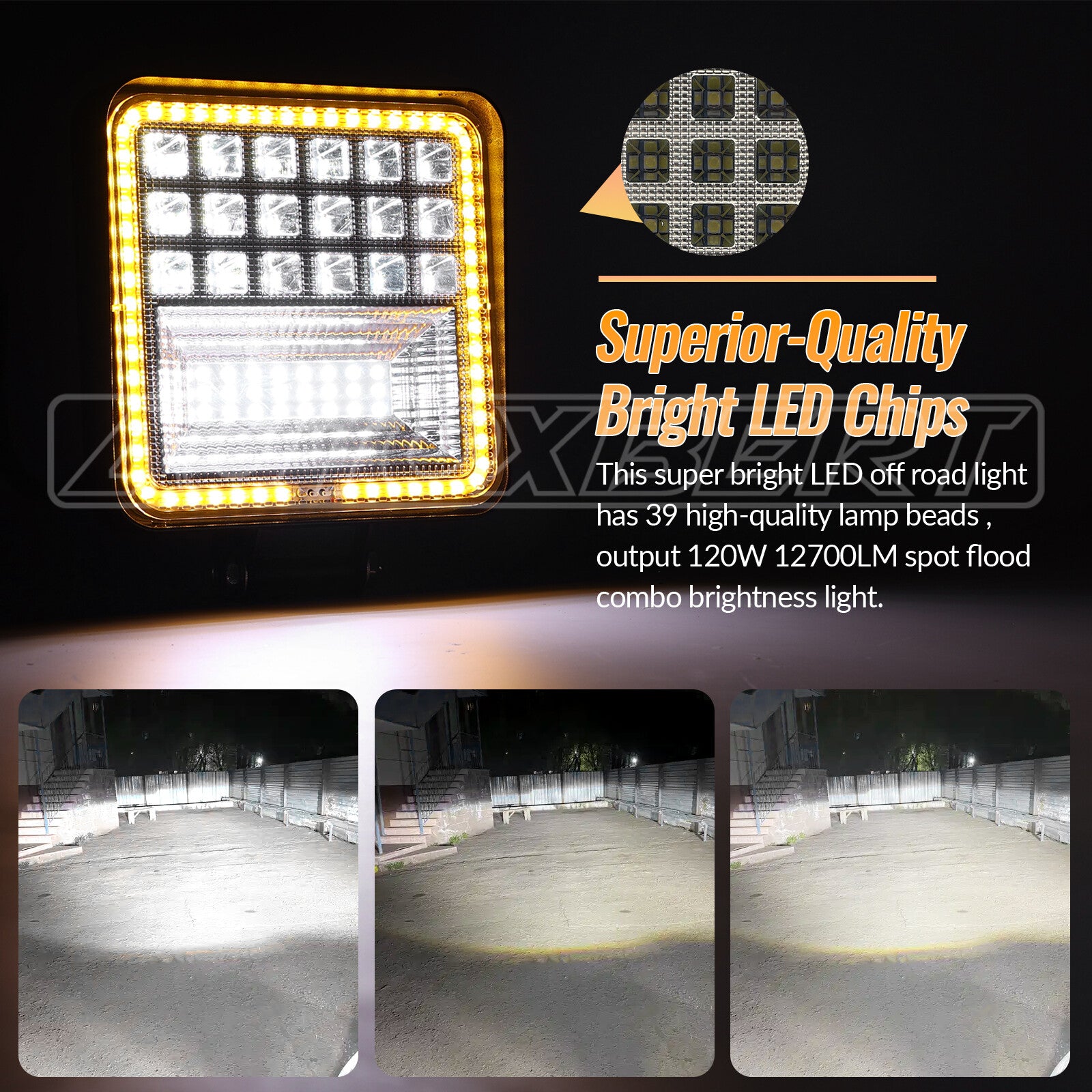 Caravan Trailer Work Light Bar Fog Lamps Reversing Lamps Lorry Offroad Headlamps