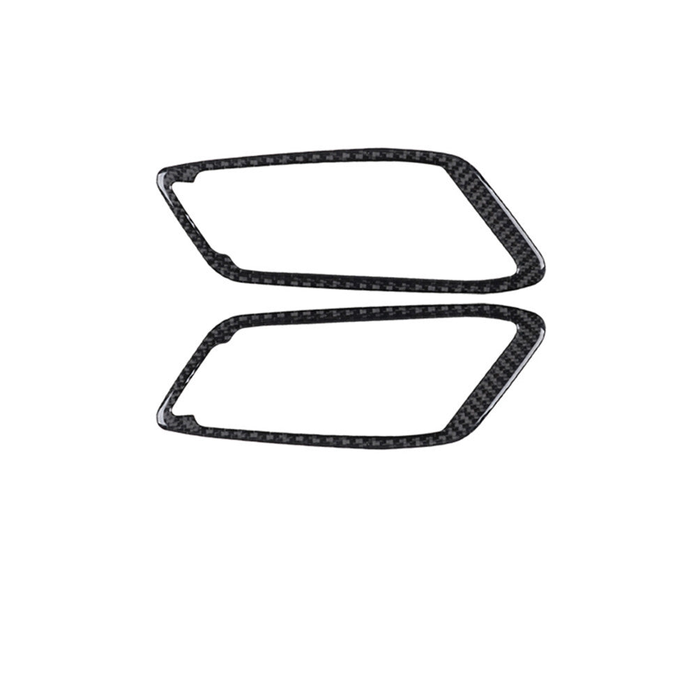 2Pcs Carbon Fiber Interior Door Handle Cover Trim for Toyota Supra A90 2019-2022