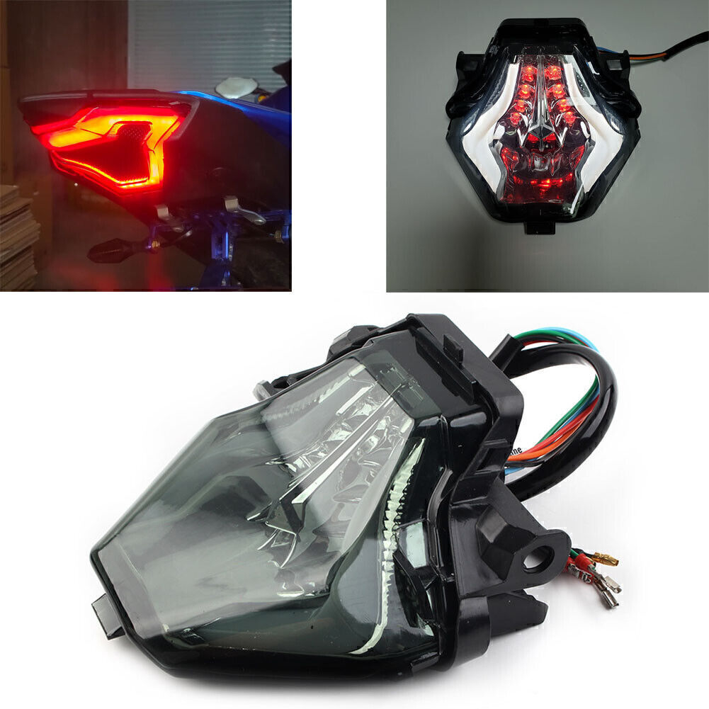 LED Brake Tail Light Turn Signal White for YAMAHA YZF R3 R25 / MT-07 FZ07 MT-03