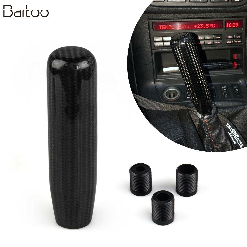 Carbon Fiber 129mm Manual Transmission Aluminum Gear Shift Knob for Audi TT S3