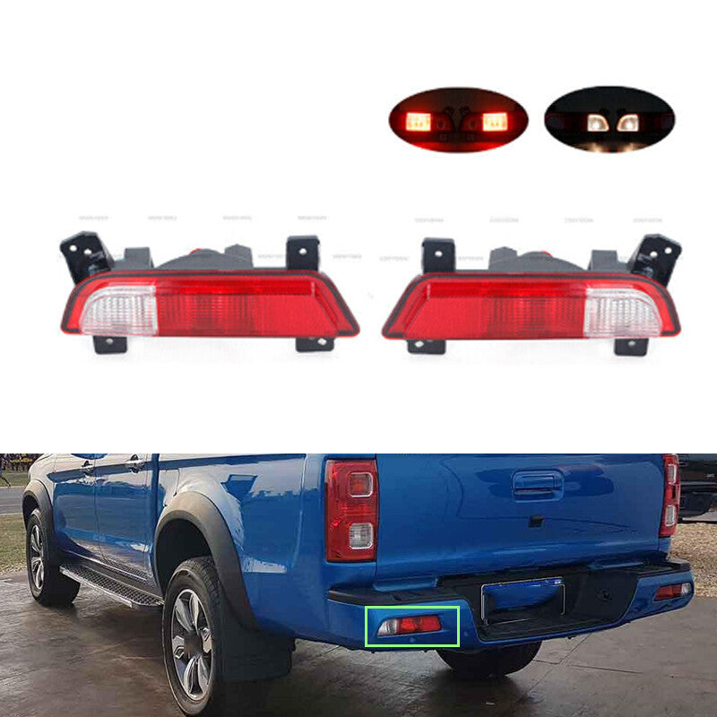 New Rear Bumper Brake Lamp Fog light Tail lamp 1Pair for JAC T8 Pickup