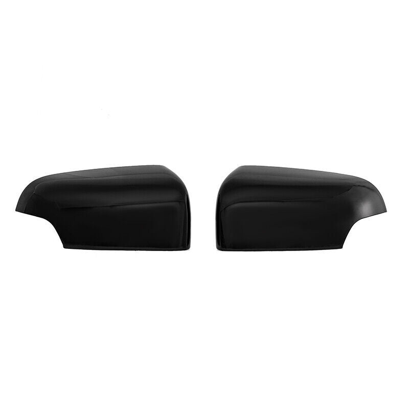 2015-2022 for Ford Ranger Rearview Side Wing Mirror Cover Caps Gloss Black Pair