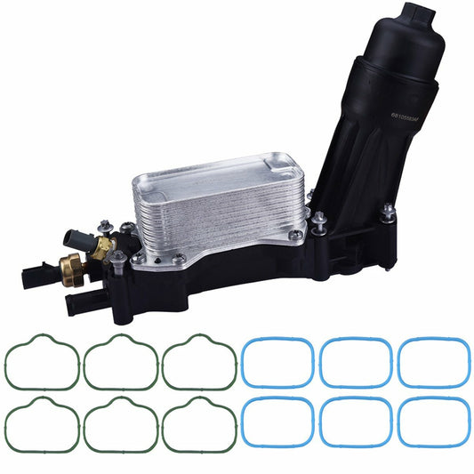Oil Filter Adapter Housing for Jeep for Dodge for Chrysler 3.6 V6 14-17 68105583AF