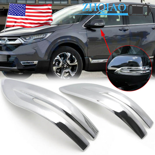 Side Rearview Mirror Stripe Cover Trim for Honda CR-V CRV 2017-2020 21 22 Chrome
