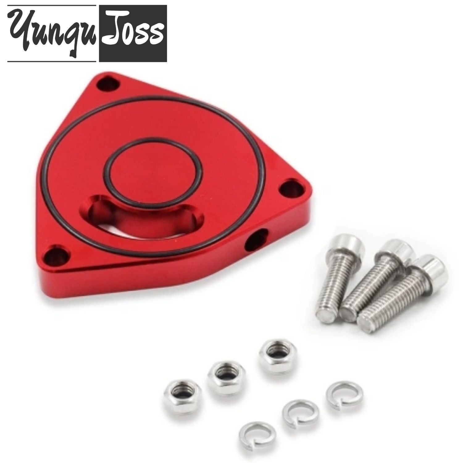 Red-brush blower valve adapter spacer plate suitable for Honda for Civic 1.5T 2015-2021