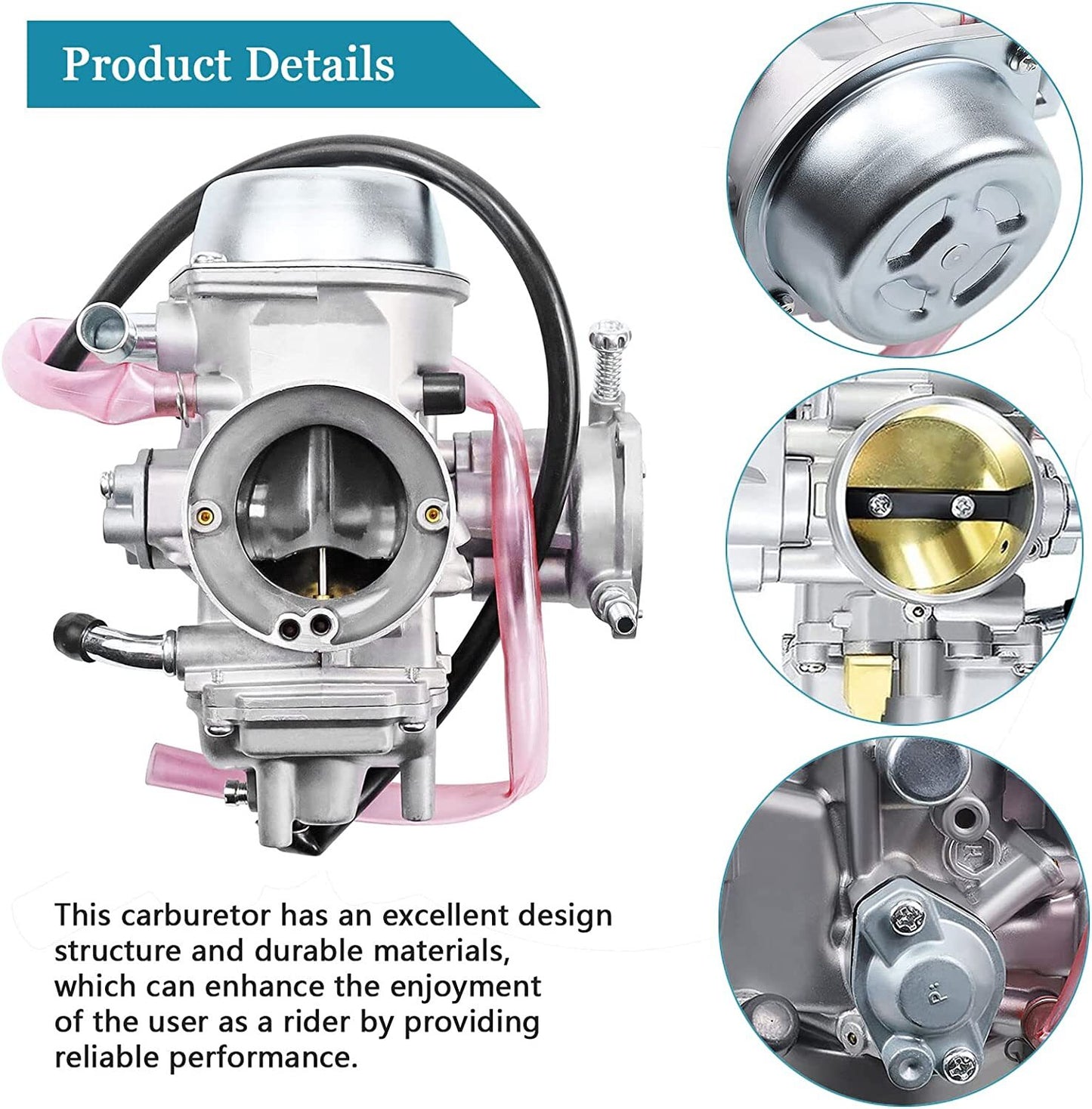 Carburetor for Yamaha Rhino 660YXR660FA 4x4 2004-2007 for 660YXR660FAH 4x4 Hunt