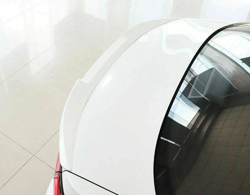for Toyota for Corolla Sedan 2019-2023 White Blade Rear Spoiler Trunk Lip Tail Wing
