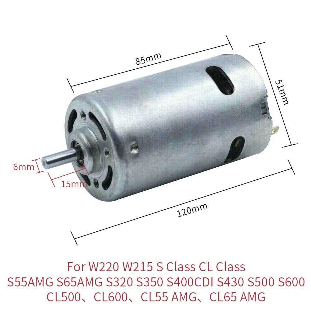 Central Vaccum door lock suction motor suitable for Mercedes-Benz W215 W220 S hydraulic shut-off pump