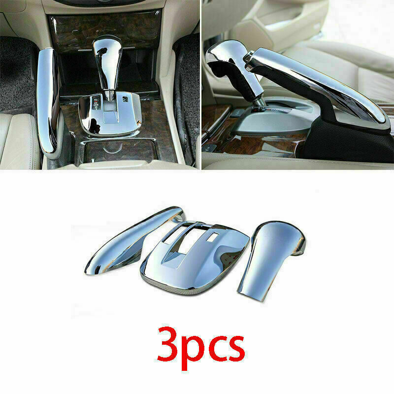 for Honda Accord Crosstour 2008-2012 Chrome Console Gear Shift Panel Frame Trim
