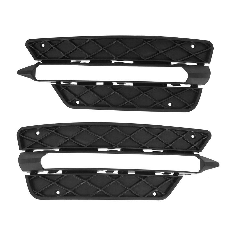 Front Lower Bumper Grille Fit 2012-2014 for Benz C250 C300 Set of 2 LH RH Plastic