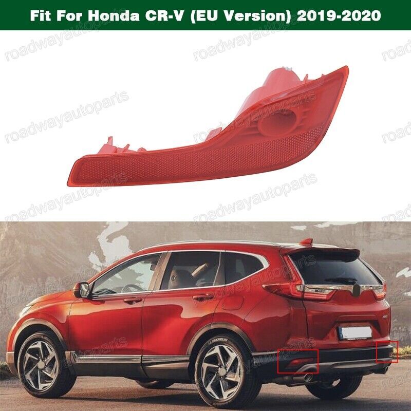 Left Rear Bumper Reflector Fog Light Tail Lamp Fit for Honda CR-V EU 2019-2020