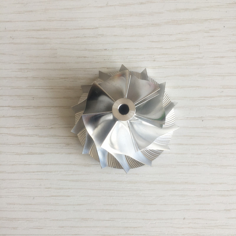 KP39 33.60/46.00 mm 7+7 blade performance turbine blank compressor wheel suitable for BMW