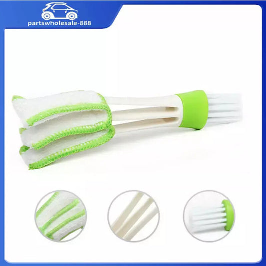 1 Car cleaning accessories, car air conditioning ventilation louver cleaner, brush cloth, and cleaning agent