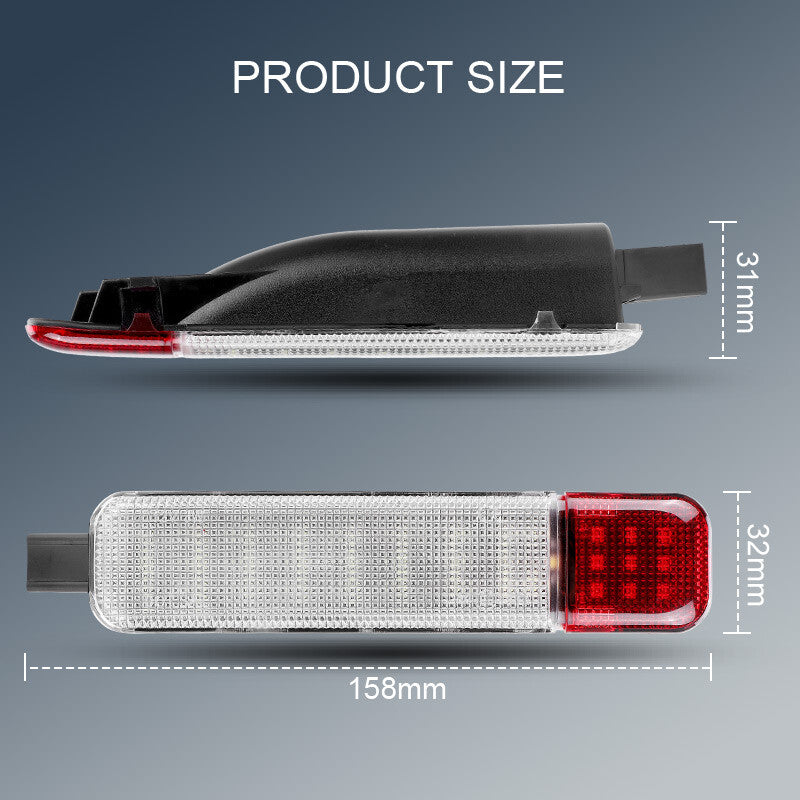 2X LED Door Courtesy Lights for Chevy Silverado Suburban Tahoe for Sierra for GMC for Yukon