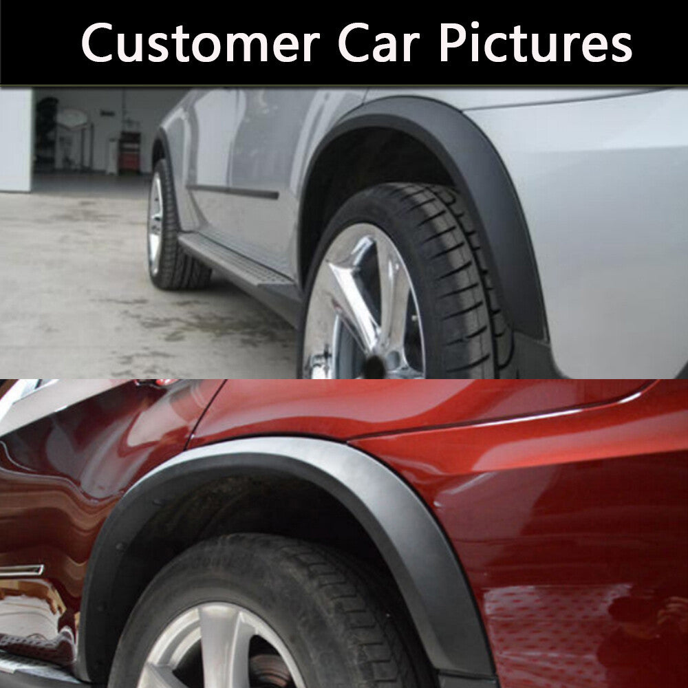 4PCS Wheel Arch Side Fender Flare Cover Molding Trim for BMW X5 E70 2007-2013