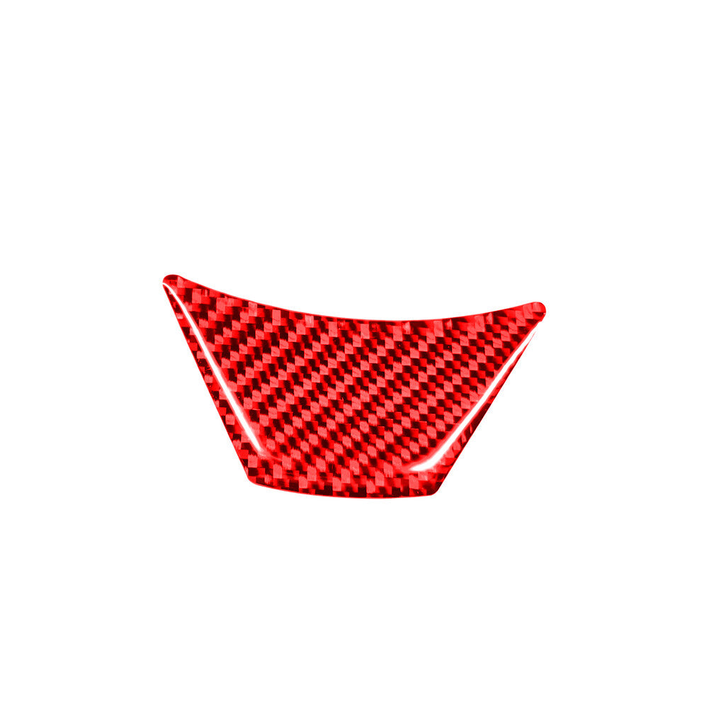 for Toyota for Corolla 2014-2018 Red Carbon Fiber Lower Steering Wheel Cover Trim