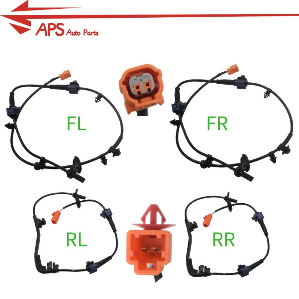 4-piece set of ABS wheel speed sensors suitable for Honda Fit 2003-2008 57450-SAG 57455-SAG