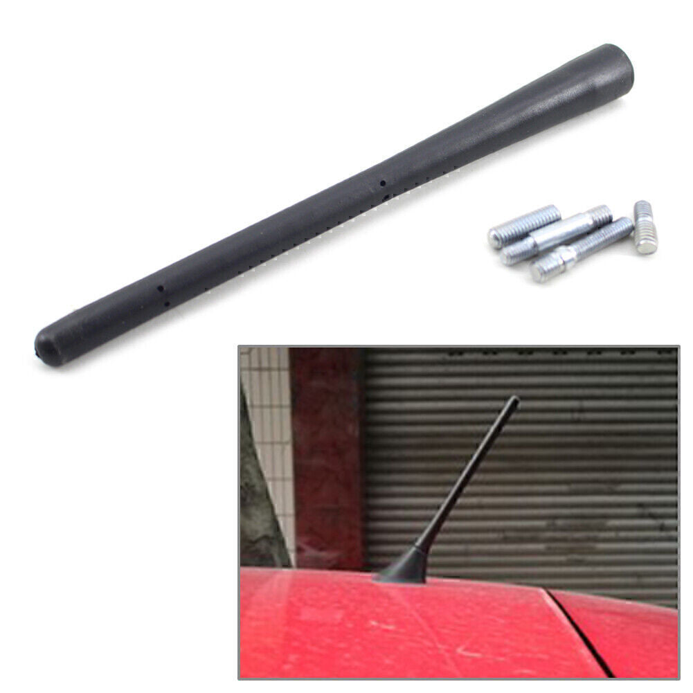 17CM Aerial Antenna Roof AM/FM Radio Mast Car AM/FM Radio Universal Black UK