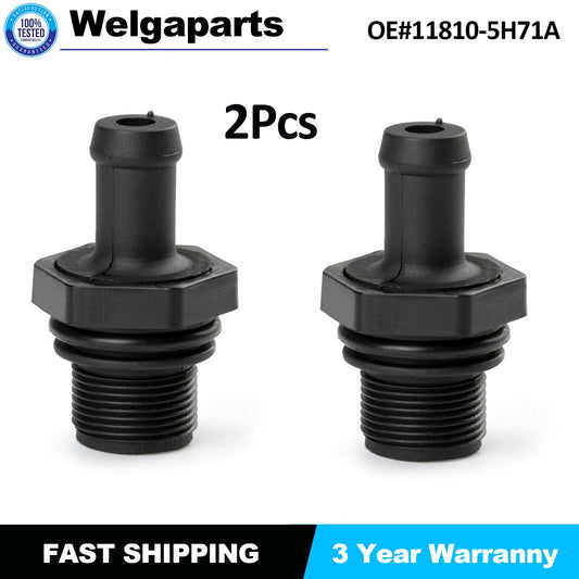 2Pcs PCV Valve for Nissan Altima Pathfinder Frontier Sentra 045-0350 11810-5H71A