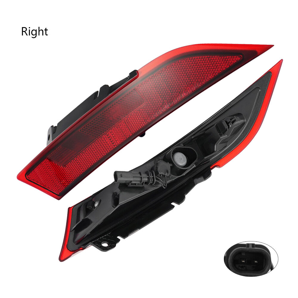 2x For 2017-20 for Land Rover Discovery Rear Left Right Bumper Fog Light Reflector