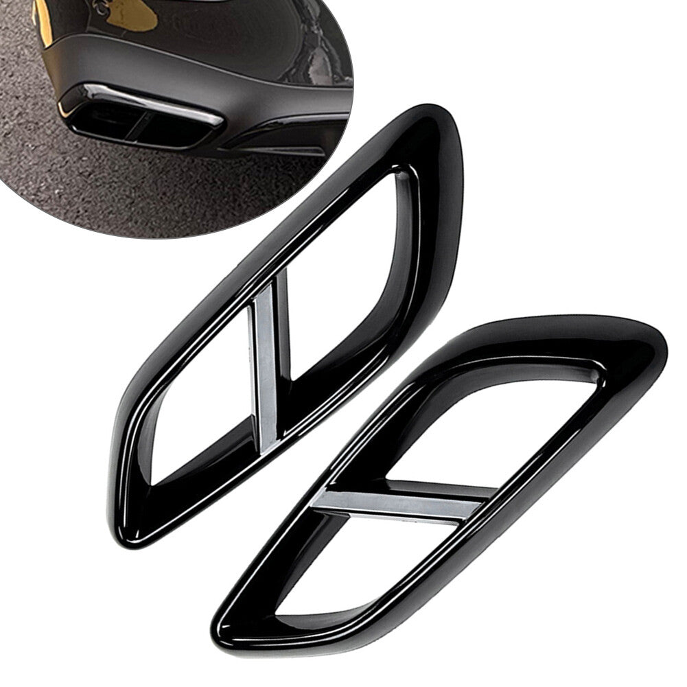 Rear Throat Exhaust Pipe Outlet Cover Trim for Mercedes-Benz CLE Coupe 2024+