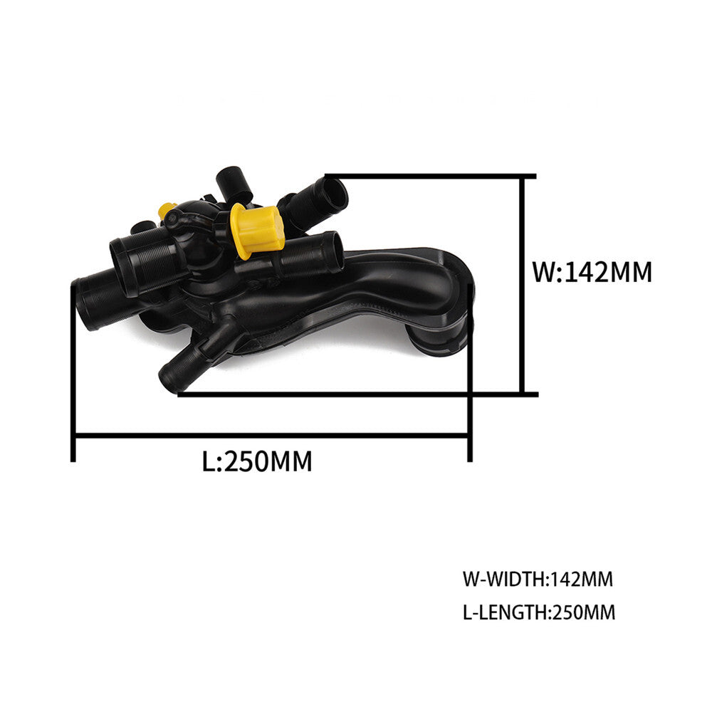 Engine Coolant Thermostat and Housing Assembly 11537534521 Fits for Mini Cooper