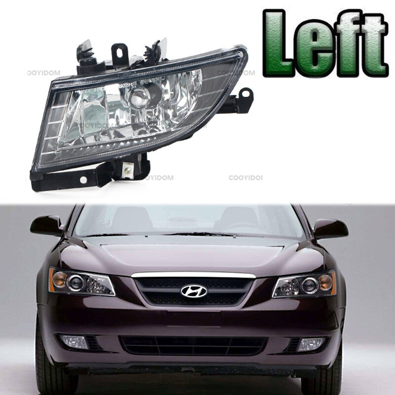 Left Front Fog Light Driving Lamp Driver side for Hyundai Sonata 2006-2010