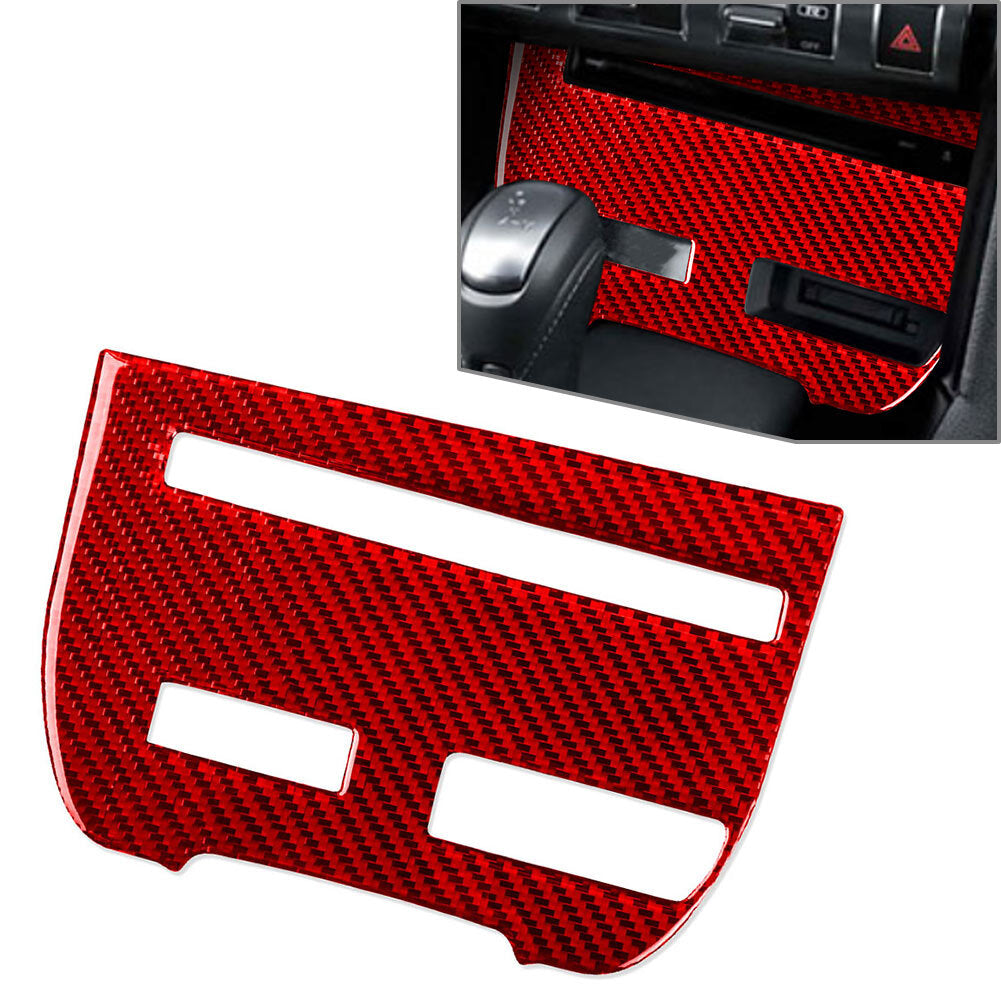 Central Console CD Panel Cover Trim Car Fit for Nissan GTR R35 2008-2016 Red Auto ne