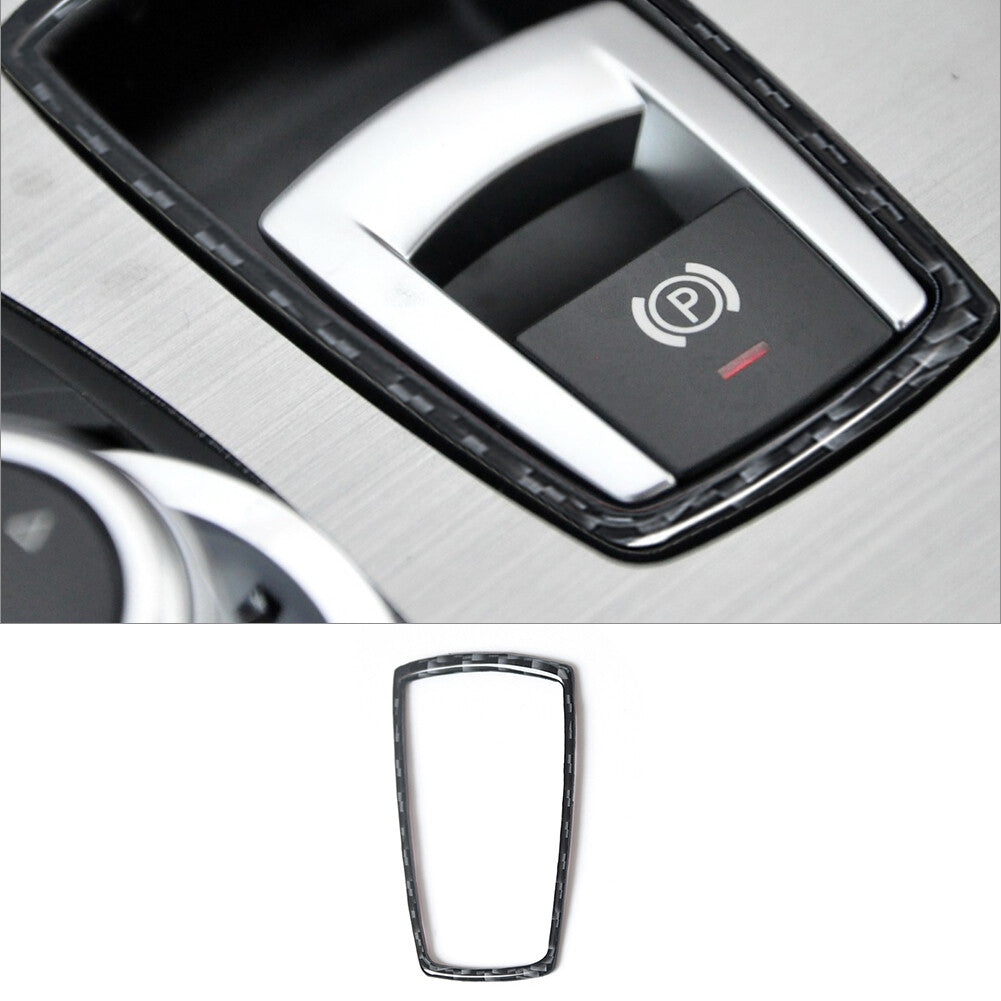 1 x carbon fiber electronic brake frame trim for BMW Z4 E89 2009-2016