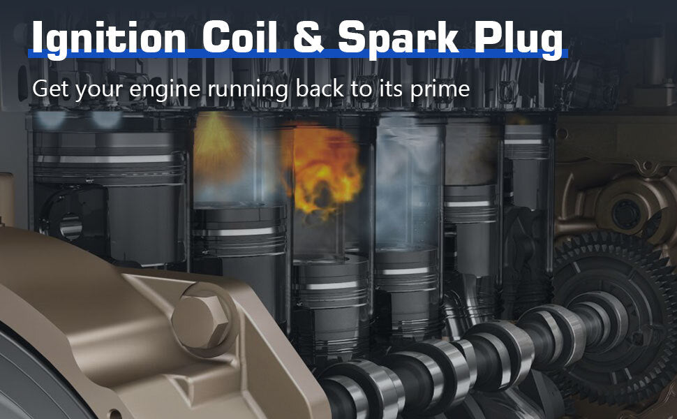 Set of 8 Ignition Coil Pack  Spark Plugs for Porsche 2008-2018 for Cayenne 4.8L
