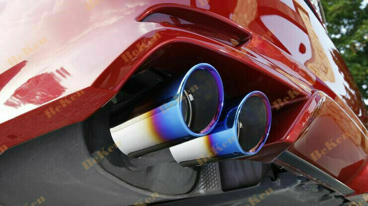 4X For 2018-2023 for Toyota for Camry SE/XSE Stainless Rear Exhaust Muffler Tip End Pipe